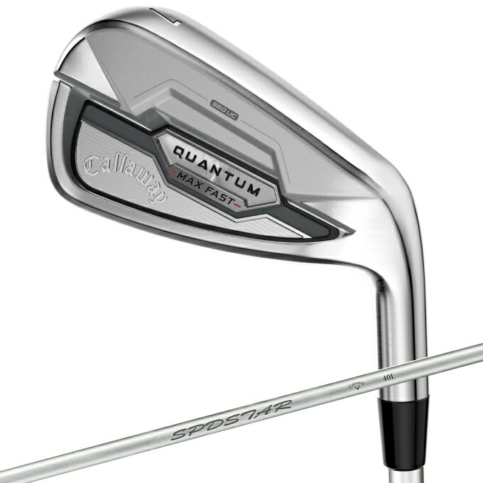 キャロウェイ(Callaway) ゴルフクラブ 単品アイアン レディース SPDSTAR 40 for Callaway LDY QUANTUM MAX FAST タンピン L 【国内正規品】【2026年モデル】