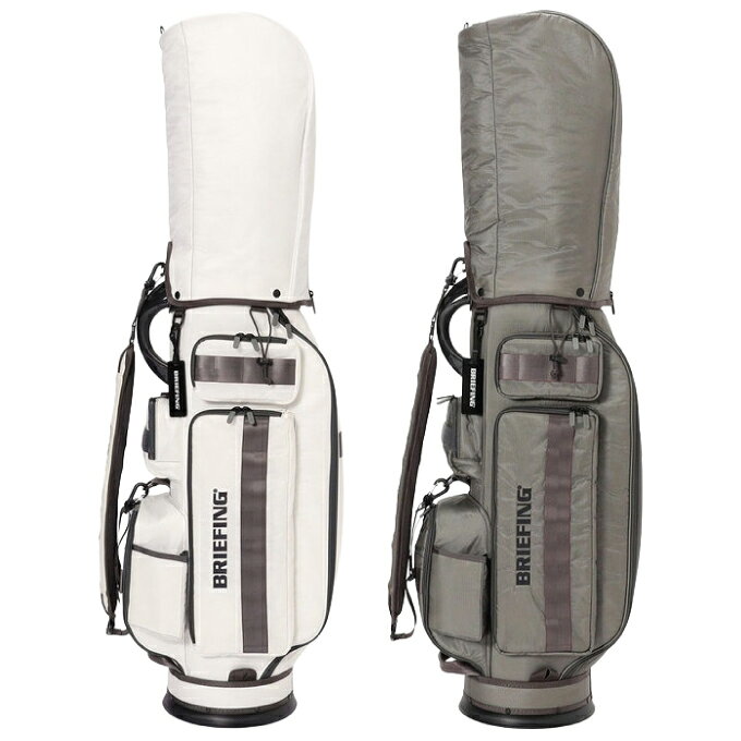 透明感のある薄手のCORDURA（R）ナイロン素材を使用。 通常は見えない中綿や補強パーツがうっすらと透けて見える、遊び心を感じるデザインが特徴のキャディバッグです。 軽やかな素材感と存在感のあるルックスを兼ね備え、コースでも印象的な佇まいを演出します。 【素材の特性】 ・30D コーデュラ(R)ナイロンを使用した透明感のあるリップストップ素材。 ・ウォータージェット高速織機で高密度に織り上げることで、軽量で薄く、柔らかな風合いに。 ・シリコン加工・撥水加工を施し、雨や汚れ等にも強い仕上がり。 【製品の特長】 ・両サイドにはマチ幅を広くとった立体的なポケットを完備。 ・大小さまざまなサイズの立体ポケットを配置することで、用途に応じた収納に対応。 ・フロント部分にはフードやアウターなどの収納に便利なジップポケットを完備。 ・背面側にも立体ポケットを2つ配置し、下部のポケットの右サイドに保冷ポケットを完備。 ・安定性に優れたオリジナルデザインの底ボトム。 ・クラブの衝撃を和らげる、口枠部分のボア。 ・シックな配色のレオパード柄を落とし込んだオリジナルデザインのハンドル。 ・各ファスナーは撥水機能を備えたパーツを採用。 【TRANSPARENT コレクション】 透明度の高い薄くて滑らかなCORDURA（R）ナイロン素材を使用し、生地の内側があえて透けて見えるようにデザインしたTRANSPARENT COLLECTION。 通常見えることのない内側の中綿やパーツの一部が適度に透けて見える、遊び心を感じる限定コレクションです。 ■カラー：000WHITE、014GRAY ■サイズ：FREE ( 幅/260mm、高さ/850mm、マチ/380mm、高さ（フード込み）/1250mm ) ※製品によって仕上がりサイズに多少の誤差がありますのでご了承ください。 ■口径：8.5 ■口枠：5分割 ■重量：約3.4kg ■素材：30D コーデュラ(R)ナイロン ■原産国：中国 ※返品不可となります。 検索ワード：ゴルフ キャディーバッグ キャディーバック