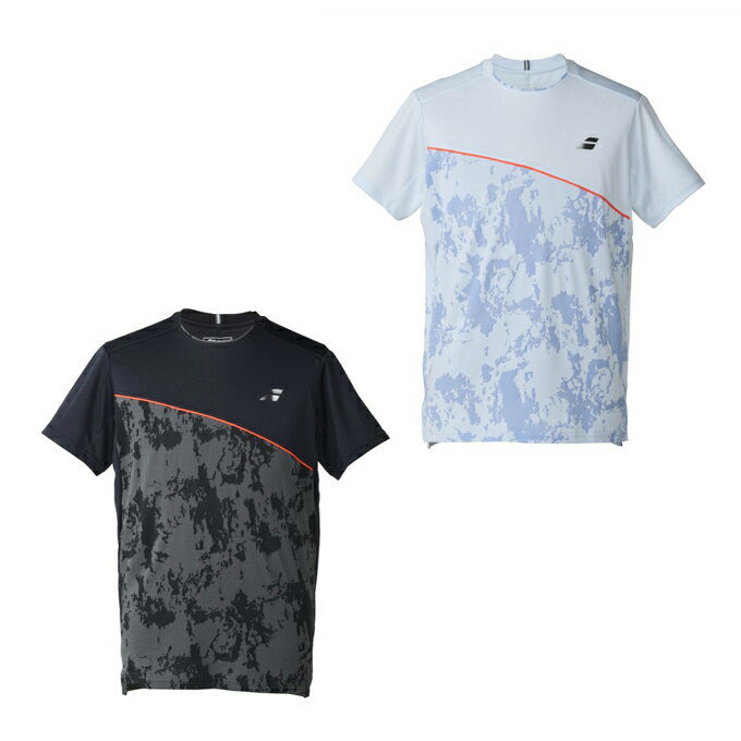 【条件達成で最大10万ポイント獲得のチャンス！4/20〜4/30】バボラ Babolat テニスウェア バドミントンウェア Tシャツ 半袖 メンズ PLAY ショートスリーブシャツ BUG6300 【国内正規品】