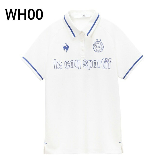 【全商品対象最大10％OFFクーポン！7/19 20:00〜7/26 01:59】ルコックスポルティフ(le coq sportif) ゴルフウェア ポロシャツ 半袖 レディース MID SUMMER1 半袖シャツ LG6SHS10L 【2026年春夏モデル】