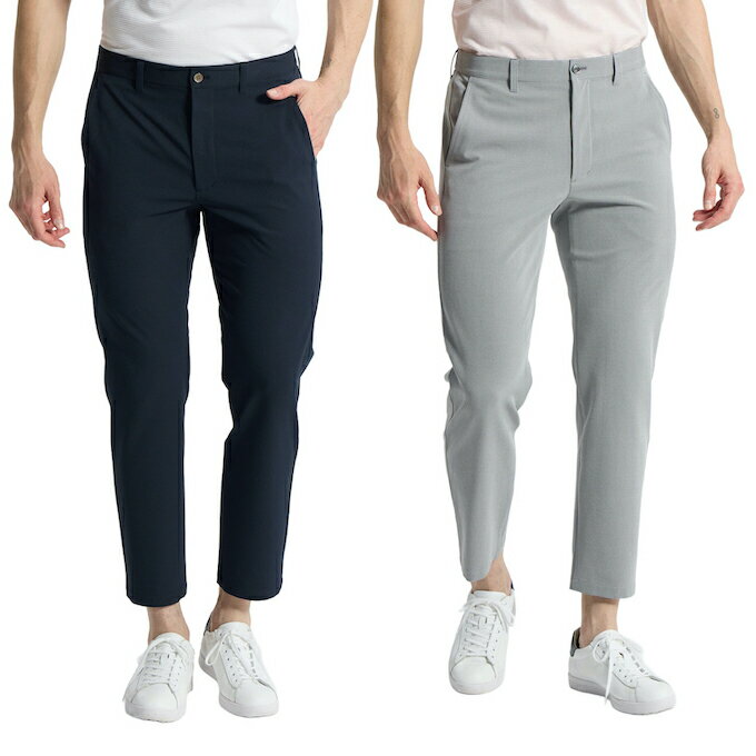 【6月10日限定！条件達成で最大6000ポイント還元！】マンシング(Munsingwear) ゴルフウェア アンクルパンツ メンズ 2WAYストレッチハウンドトゥース地柄9分丈パンツ MG6SLP37M 【2026年春夏モデル】