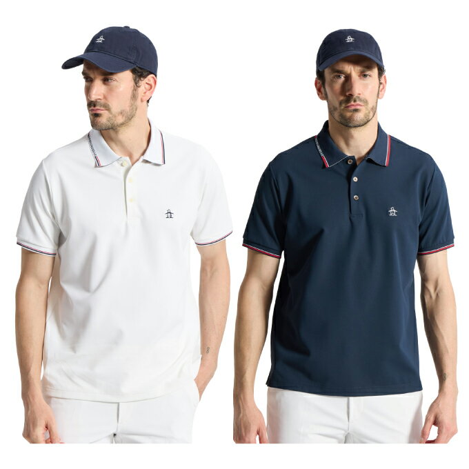 乐天商城 - マンシング(Munsingwear) ゴルフウェア ポロシャツ 半袖 メンズ ナイロンメッシュストレッチ半袖シャツ MG6SHS22M 【2026年春夏モデル】
