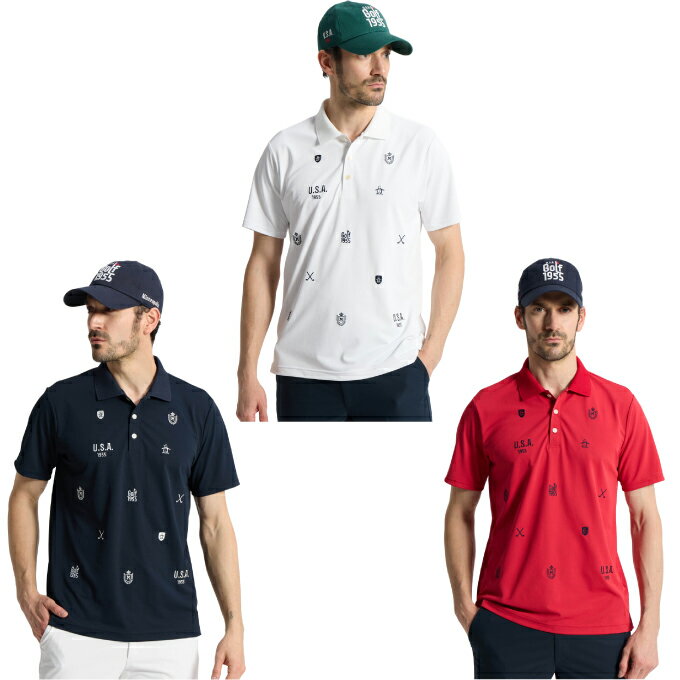 Other - マンシング(Munsingwear) ゴルフウェア ポロシャツ 半袖 メンズ SUNSCREEN飛び刺繍半袖シャツ MG6SHS41M 【2026年春夏モデル】