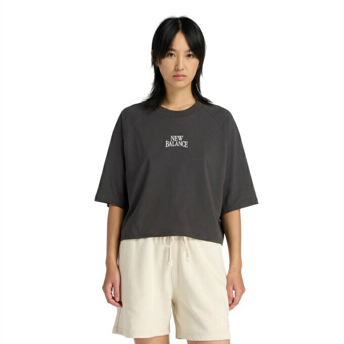 Tops - ニューバランス new balance Tシャツ 半袖 レディース リニアヘリテージラグランTシャツ WT61J0VV-ABR