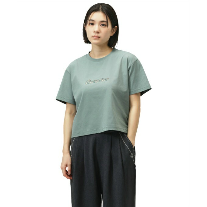 Ladies Wear - コンバース(CONVERSE) Tシャツ 半袖 レディース CV パッチワークロゴ 半袖T 42300514