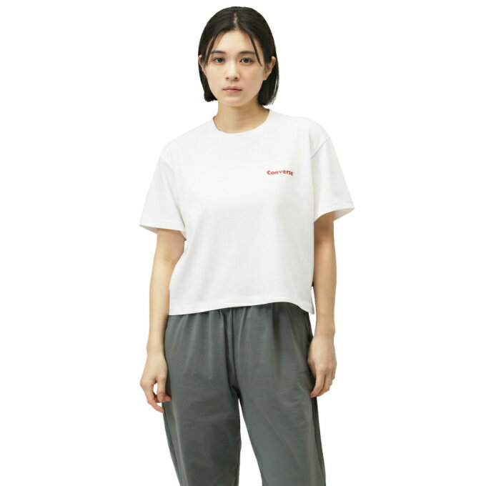 コンバース(CONVERSE) Tシャツ 半袖 レディース ACV スラントPT 半袖T 42300450