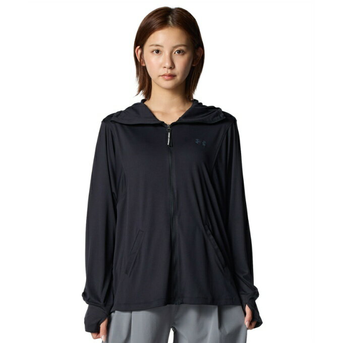 Tops - アンダーアーマー UNDER ARMOUR スウェットパーカー レディース UA UV PROTECTION LONG SLEEVE HOODIE 6012615-001