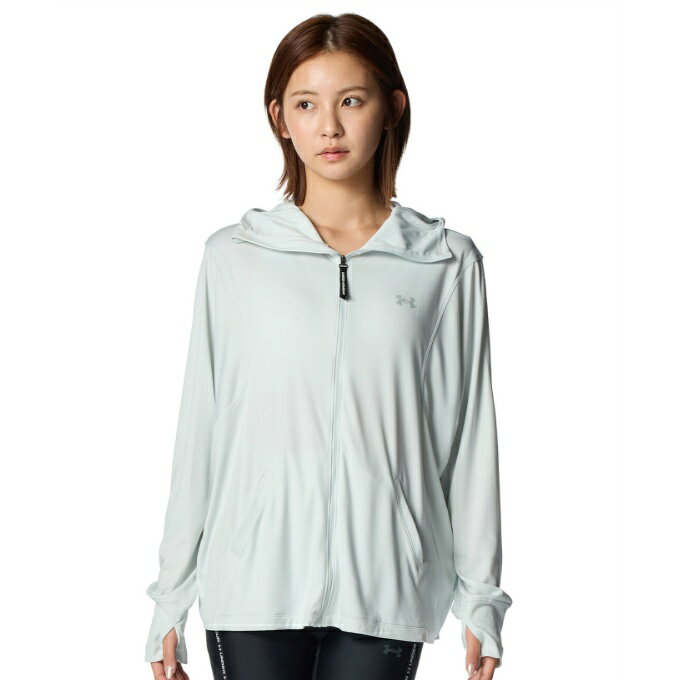 アンダーアーマー UNDER ARMOUR スウェットパーカー レディース UA UV PROTECTION LONG SLEEVE HOODIE 6012615-592