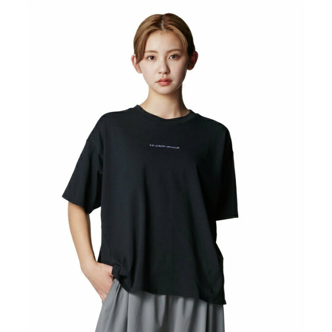 乐天商城 - アンダーアーマー(UNDER ARMOUR) Tシャツ 半袖 レディース UA PERFORMANCE COTTON T-SHIRT 6012618-001