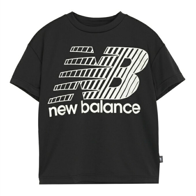 ニューバランス(new balance) Tシャツ 半袖 ジュニア ポリエステル ビッグロゴショ...