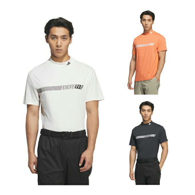 Shirts - アディダス adidas ゴルフウェア 半袖シャツ メンズ モックネック 半袖ポロシャツ ZQ650 【国内正規品】【2026年春夏モデル】