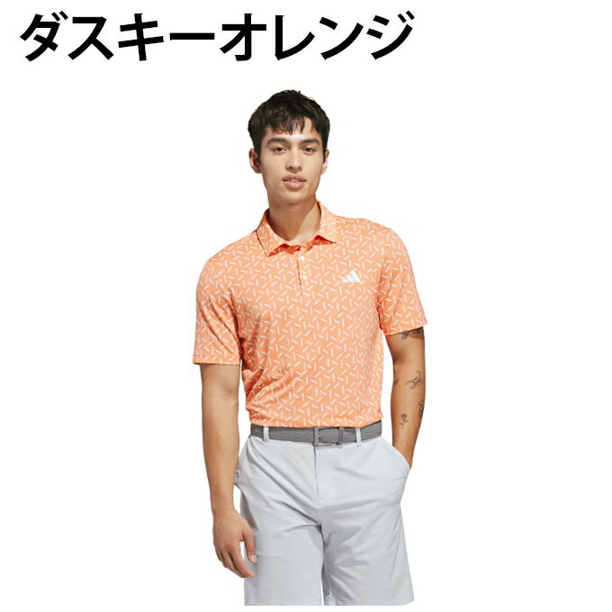アディダス adidas ゴルフウェア ポロシャツ 半袖 メンズ アルティメット365 メッシュ プリント クライマクール ポロシャツ CN914 【国内正規品】【2026年春夏モデル】