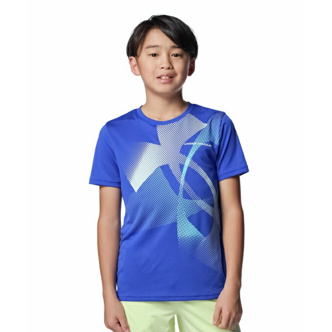 乐天商城 - アンダーアーマー(UNDER ARMOUR) Tシャツ 半袖 ジュニア UA TECH SUPER BIG LOGO SHORT SLEEVE T-SHIRT 6012492-400