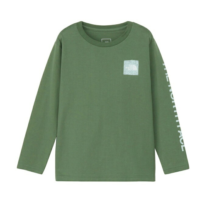 ザ・ノース・フェイス(THE NORTH FACE) Tシャツ 長袖 ジュニア ロングスリーブスリーブグラフィックティー キッズ NTJ32537-DG 【国内正規品】