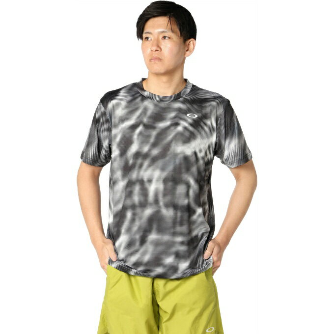 オークリー(OAKLEY) テニスウェア Tシャツ 半袖 メンズ スラントグラグィックメッシュT 13.0 FOA409034 【国内正規品】