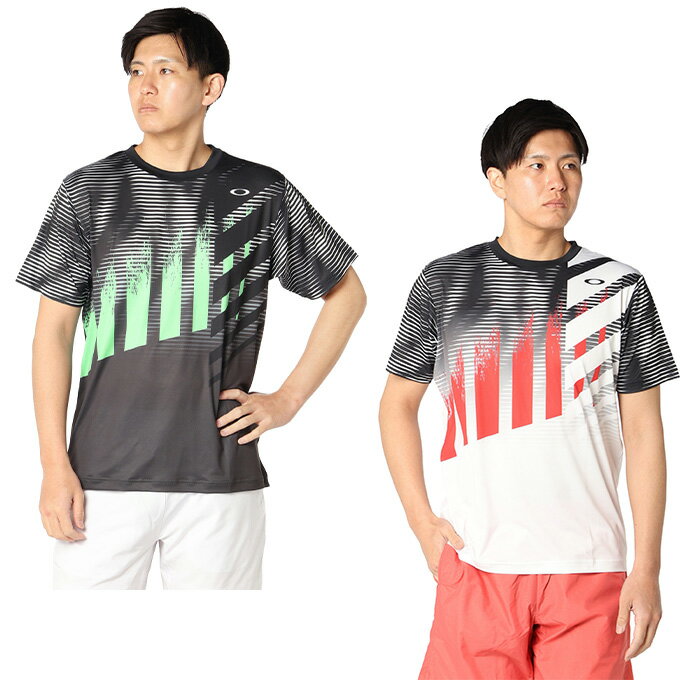 Tennis - オークリー(OAKLEY) テニスウェア Tシャツ 半袖 メンズ スラントパーネルメッシュTシャツ13.0 FOA409035 【国内正規品】