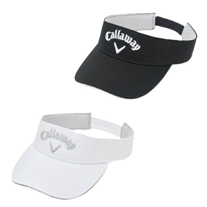 キャロウェイ(Callaway) ゴルフ サンバイザー レディース BASIC TW VISOR WM 26 JM ベーシックツイルバイザー C26990205 【国内正規品】【2026年春夏モデル】
