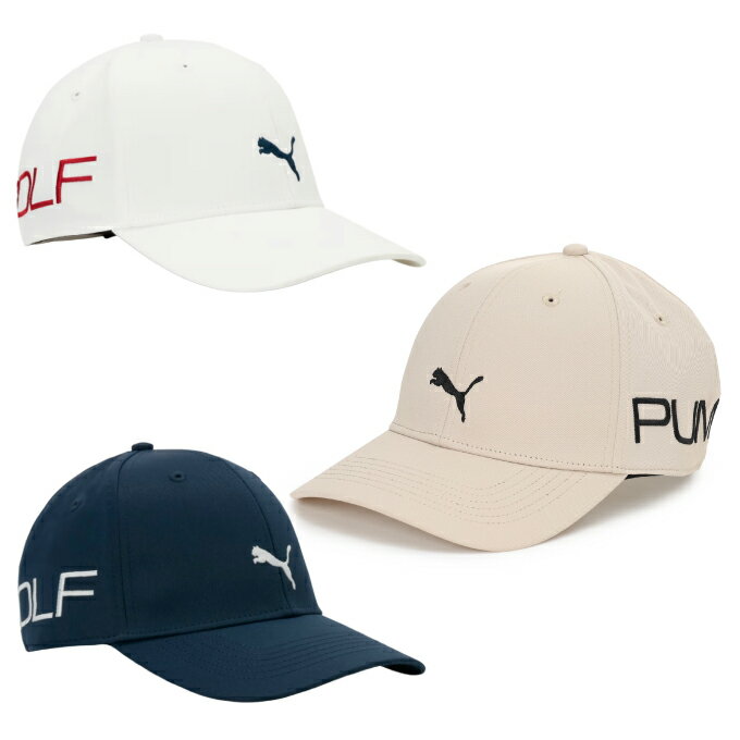 PUMA - 【条件達成で最大10万ポイント獲得のチャンス！4/20〜4/30】プーマ(PUMA) ゴルフ キャップ メンズ ビッグロゴキャップ 027665 【2026年春夏モデル】