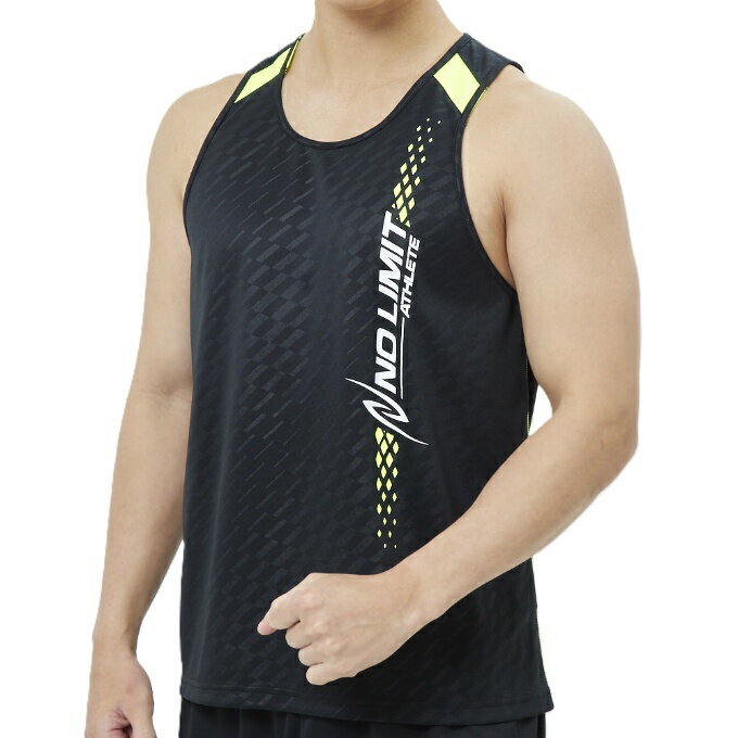 Shirts - ニシスポーツ(NISHI) 陸上 ウェア ノースリーブ メンズ UVカットエンボスプラクティスタンク 2811A623-001