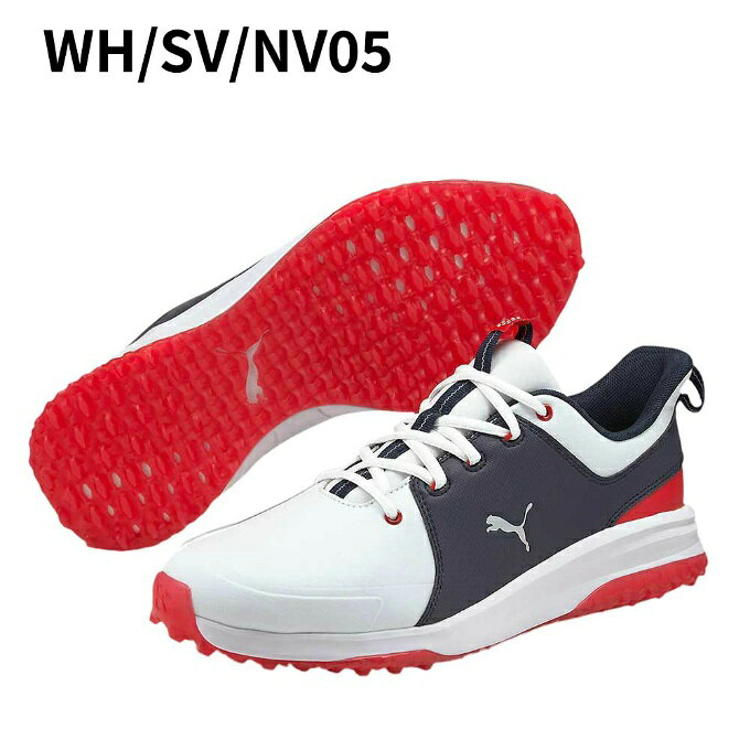 プーマ(PUMA) ゴルフシューズ スパイクレス メンズ グリップ フュージョン プロ 3....