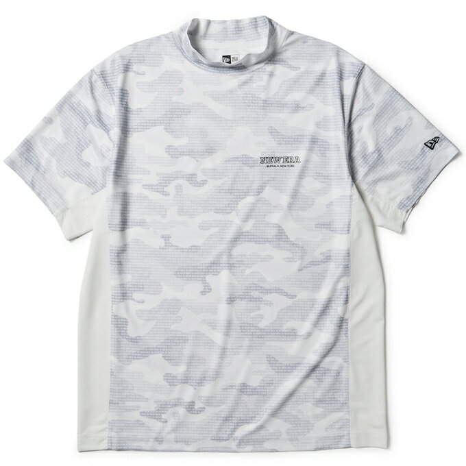 Shirts - ニューエラ(NEW ERA) ゴルフウェア 半袖シャツ メンズ カモ柄モックネック半袖シャツ 14859926 【国内正規品】【2026年春夏モデル】