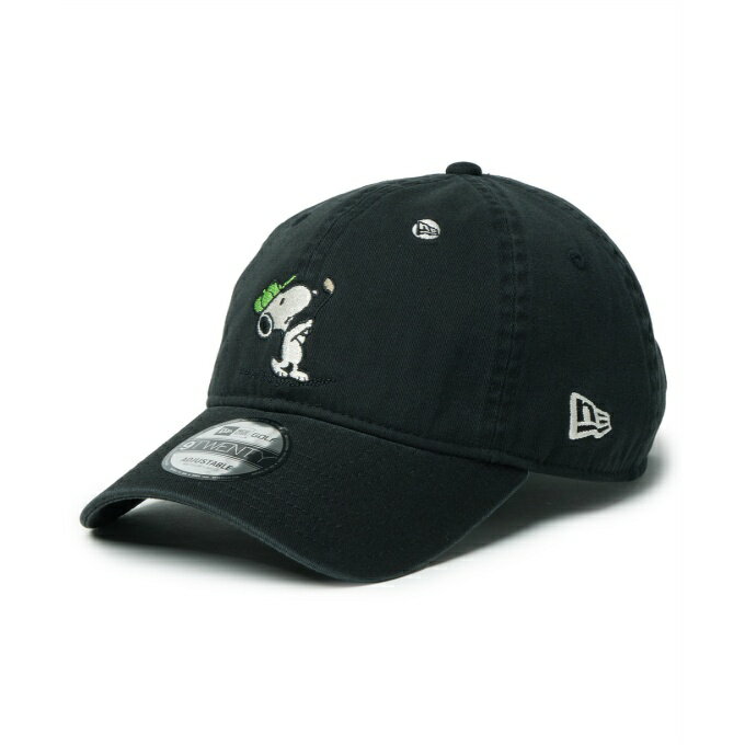 【10月9日1:59まで！ほとんど全品ポイントUP】ニューエラ NEW ERA ゴルフ キャップ メンズ レディース GF 920 PEANUTS SWING BLK 261 14865327 【2026年春夏モデル】 【国内正規品】