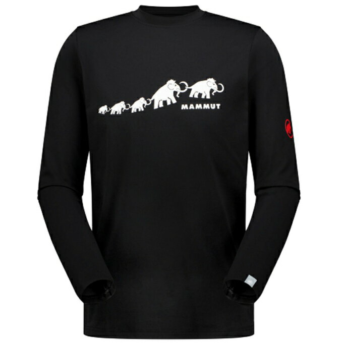 マムート(MAMMUT) Tシャツ 長袖 メンズ QD ロゴ プリント ロングスリーブ Tシャツ アジアンフィット 1016-01030-00710