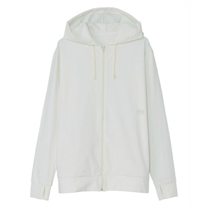 乐天商城 - ヘリーハンセン(HELLY HANSEN) アウトドア ジャケット メンズ ロングスリーブ ワン ポイント ロゴ FZ フーディー ラッシュガード HE82630-OW