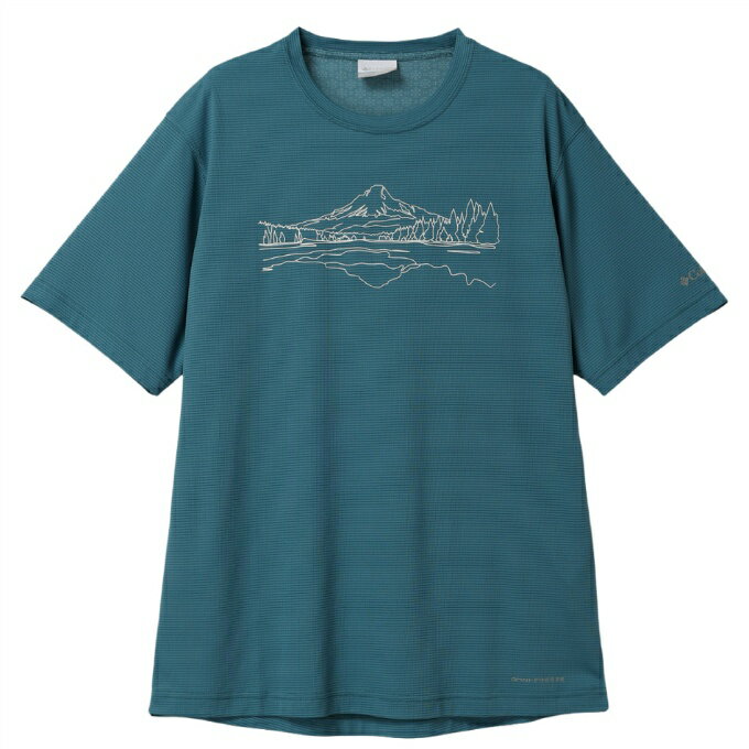 【条件達成で最大10万ポイント獲得のチャンス！4/20〜4/30】コロンビア(Columbia) Tシャツ 半袖 メンズ Trail Rush Graphic SS Tee トレイルラッシュグラフィックショートスリーブTシャツ PG1653-336 【国内正規品】