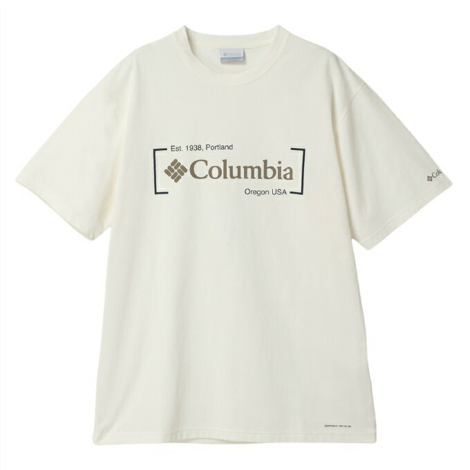 乐天商城 - コロンビア(Columbia) Tシャツ 半袖 メンズ Time to Trail Graphic SS Tee タイムトゥトレイルグラフィックショートスリーブTシャツ PG1816-125 【国内正規品】