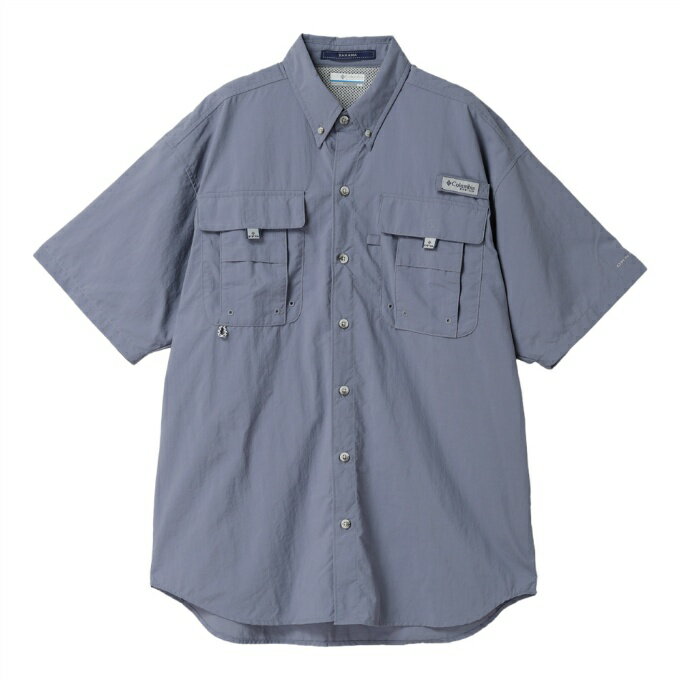 乐天商城 - コロンビア(Columbia) 半袖シャツ メンズ レディース Bahama II S/S Shirt バハマ II ショートスリーブシャツ FM7047-556 【国内正規品】