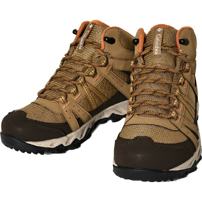 コロンビア(Columbia) トレッキングシューズ ミッドカット レディース SABER OMNI-TECH MID WIDE セイバーオムニテック ミッド ワイド YK5250-286 【国内正規品】