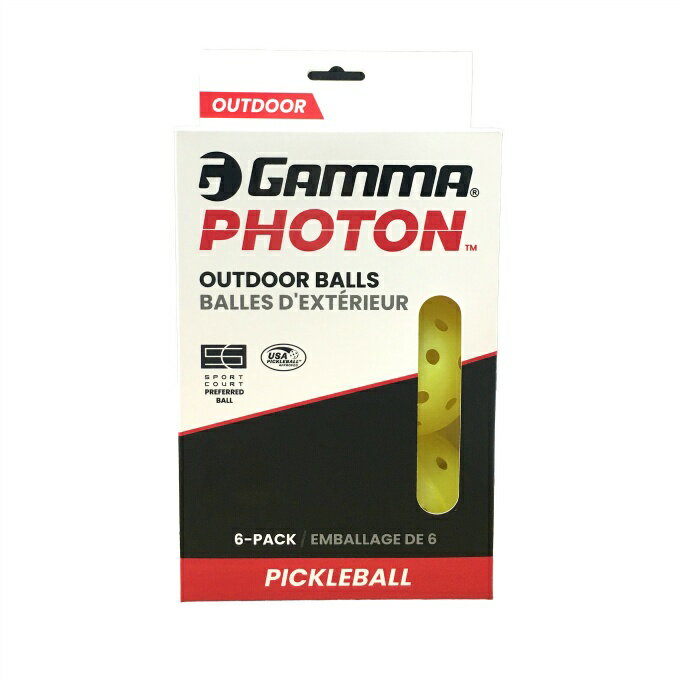 ガンマ GAMMA ピックルボール PHOTON アウトドアボール6P 1E805863