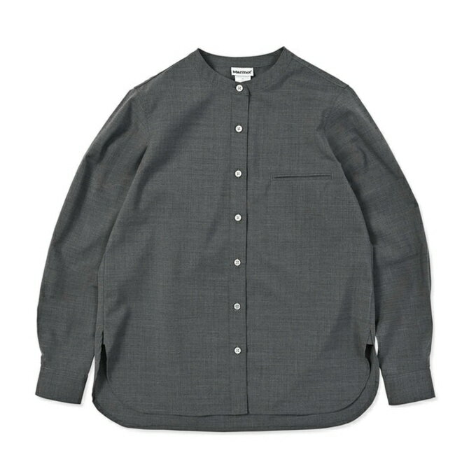 乐天商城 - マーモット(Marmot) 長袖シャツ レディース ウィメンズ ミニマルメリノシャツ MTSS26WSH045-GRAY