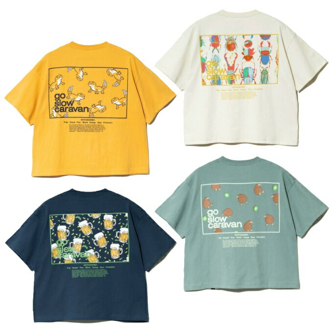 ゴースローキャラバン(Go Slow Caravan) Tシャツ 半袖 レディース USA/C スクエアL...