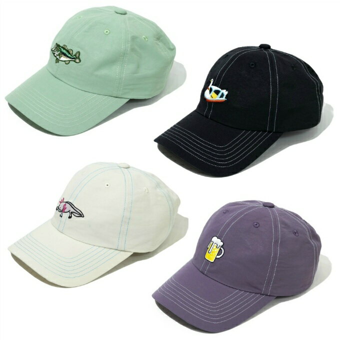 Outdoor - ゴースローキャラバン(Go Slow Caravan) 帽子 キャップ メンズ レディース N/Cカラーステッチ BBキャップ 362902