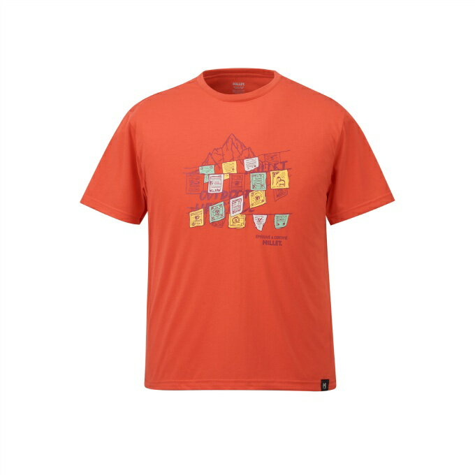 ミレー(MILLET) Tシャツ 半袖 メンズ 5フラッグ ショートスリーブTシャツ MIV02186-N8408