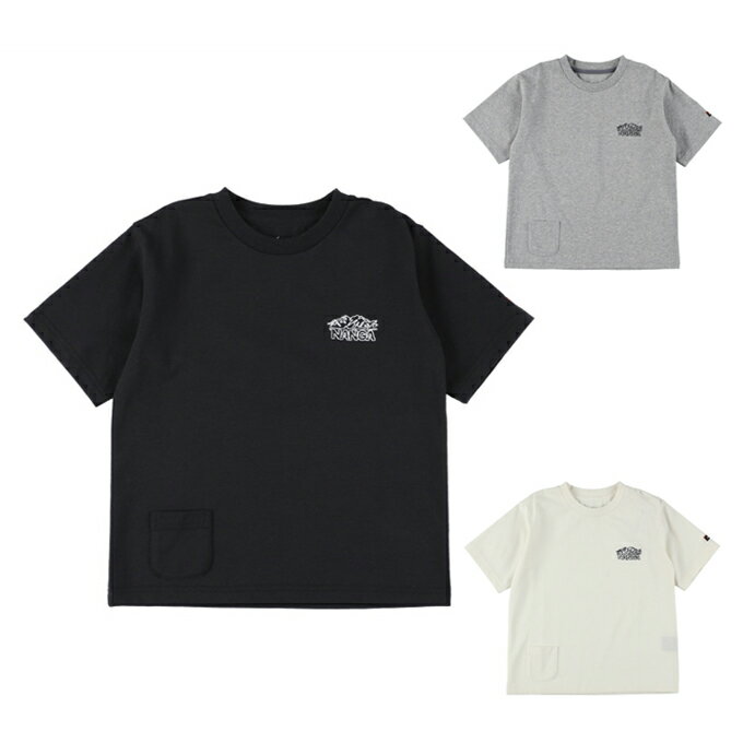 リサイクルの国際基準を満たしたGRS認定リサイクルコットンKIDSTシャツ ■カラー：BLK、L.GRY、WHT ■サイズ： 100 ( 身幅/36.5cm、着 ( 身 ) 丈/40.5cm、肩幅/30.5cm、袖丈/14cm、裄丈/28.25cm ) 120 ( 身幅/39.5cm、着 ( 身 ) 丈/46.5cm、肩幅/34.5cm、袖丈/16cm、裄丈/33.25cm ) 140 ( 身幅/43.5cm、着 ( 身 ) 丈/52.5cm、肩幅/38.5cm、袖丈/18cm、裄丈/38.25cm ) ※製品によって仕上りサイズに多少の誤差がありますのでご了承下さい。 ■素材：生地/ポリエステル50%、コットン47%、レーヨン3% ■特長：リサイクルコットンを色分けし独自の技術で糸へ再生しています。 ■原産国：中国 検索ワード：アウトドアウェア トレッキングウェア 半そで