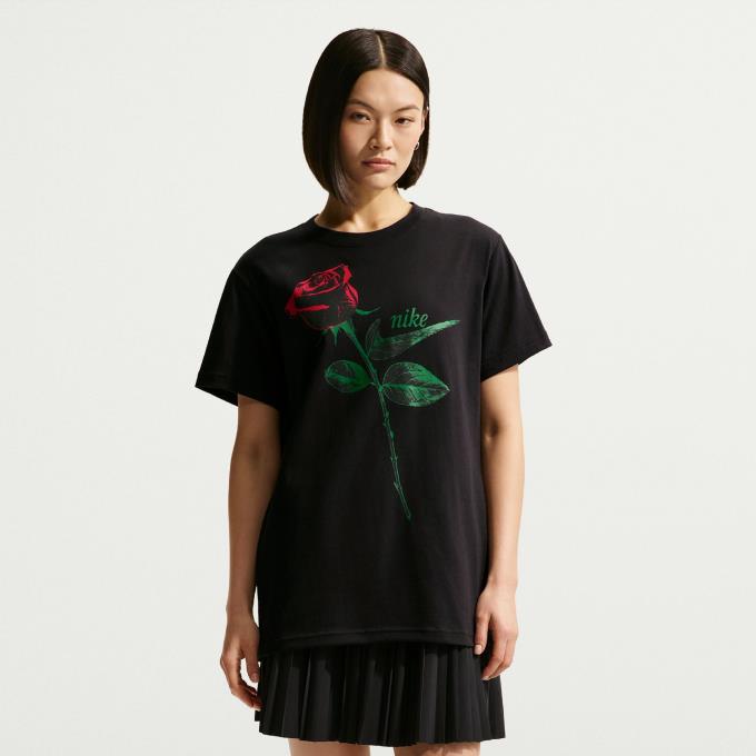 樂天商城 - ナイキ(NIKE) Tシャツ 半袖 レディース NSW CLASSICローズ 半袖T IR7827-010