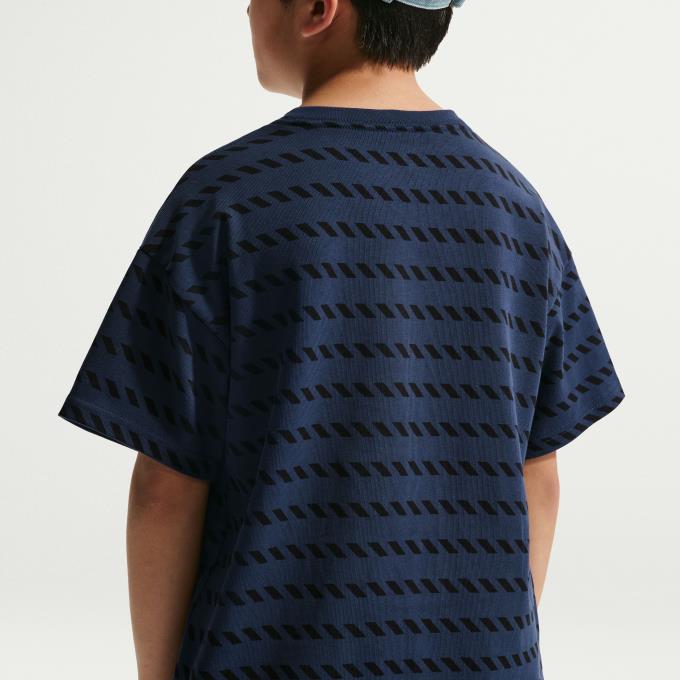 ナイキ(NIKE) Tシャツ 半袖 ジュニア NSW M90 STRIPE 半袖T IO8211-410