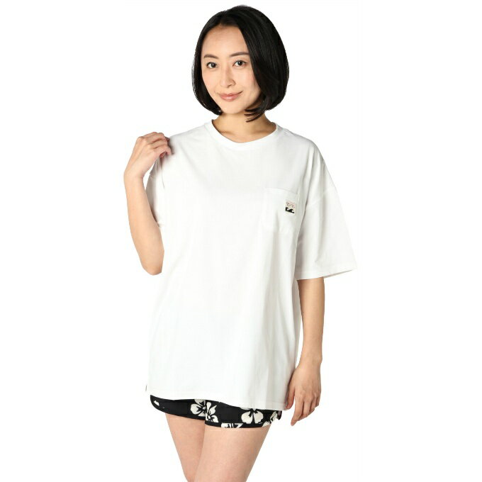ビラボン(BILLABONG) ラッシュガード 半袖 レディース SSラッシュT BG013855 【国内正規品】