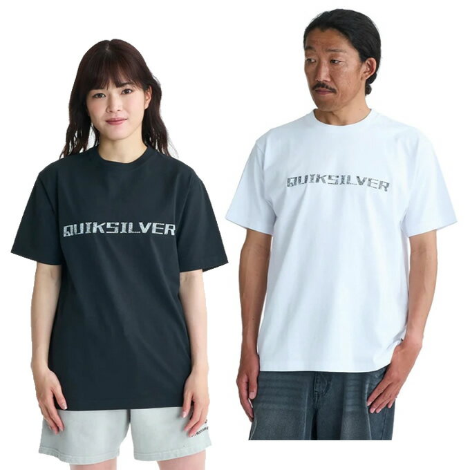 乐天商城 - クイックシルバー(QUIKSILVER) Tシャツ 半袖 メンズ レディース BW DOUBLE SIDED QSMW ST 半袖Tシャツ レギュラーフィット QST261014 【国内正規品】