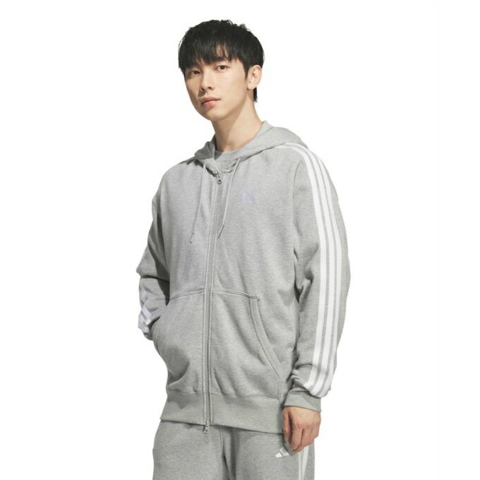 アディダス(adidas) スウェットジャケット メンズ エッセンシャルズ プラス フレンチテリー フルジップ パーカー KF3709 TS653