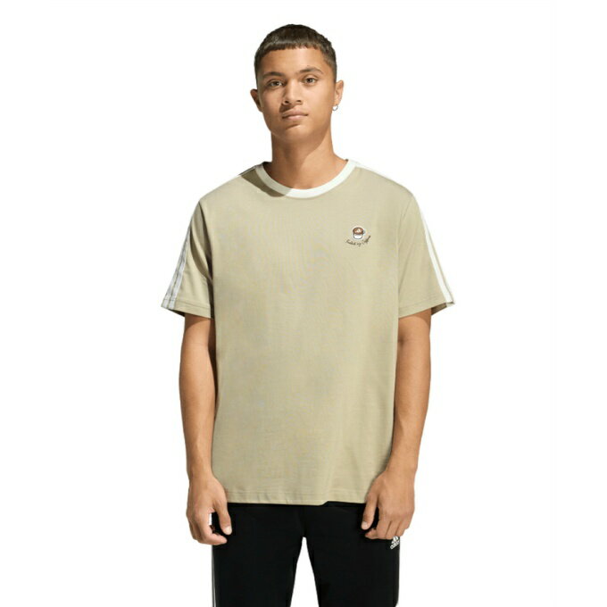 乐天商城 - アディダス(adidas) Tシャツ 半袖 メンズ ラックス コーヒー カフェ カップ グラフィック 半袖Tシャツ JZ5071 HL249
