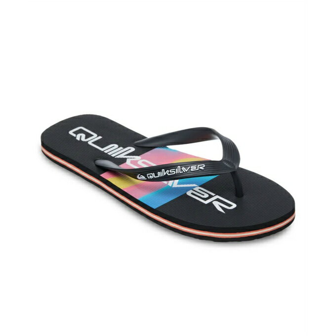 クイックシルバー(QUIKSILVER) ビーチサンダル メンズ MOLOKAI STRIPE 26 ビーチロゴサンダル EQYL100083-KVJ1 