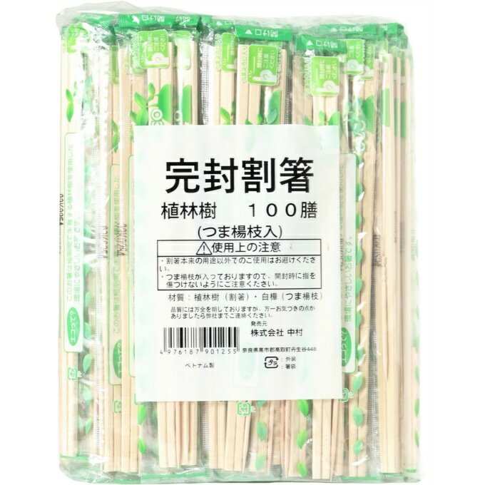 Other - 使い捨て食器 箸 割り箸21cm ようじ付 100膳入 ワリバシ21センチ