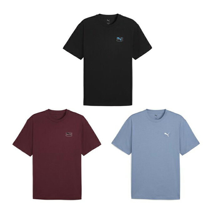 乐天商城 - プーマ PUMA Tシャツ 半袖 メンズ GRAPHIC グリッド T 690965
