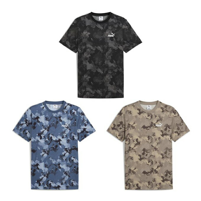プーマ PUMA Tシャツ 半袖 メンズ ESS CAMO 総柄 T 691047
