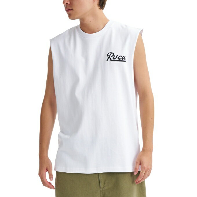 ルーカ(RVCA) Tシャツ 半袖 メンズ SCRIPT SEALED TT BG041353-WHT