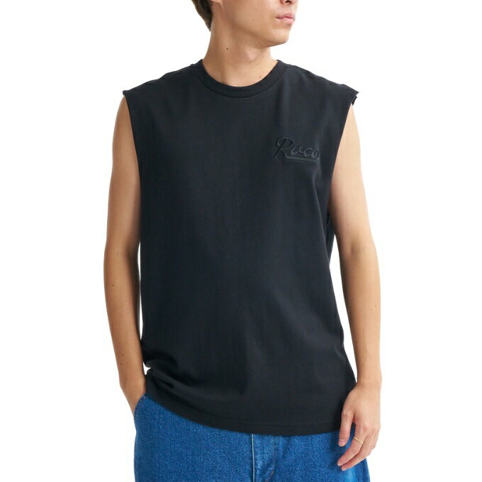 ルーカ(RVCA) Tシャツ 半袖 メンズ SCRIPT SEALED TT BG041353-BLK